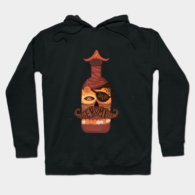 The Rum Pirate Hoodie by Yeroma